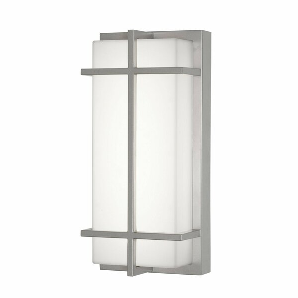 Afx August 12-in. LED Outdoor Sconce - Painted Nickel AUGW0612LAJMVNP